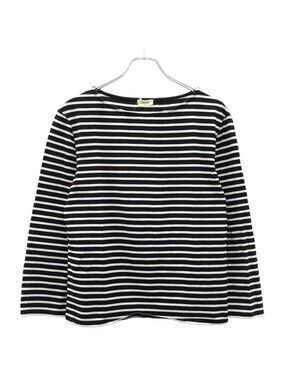 Celine 19 SS Striped Cut and Sewn D Navy White